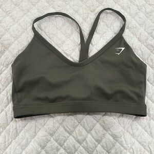 Gymshark Dark Green Sports Bra